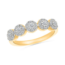 Harmony Quintet Gold & Diamond Ring