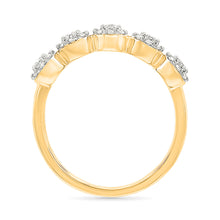 Harmony Quintet Gold & Diamond Ring