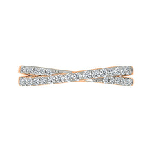 Intersecting Woven Diamond Ring