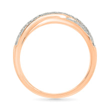 Intersecting Woven Diamond Ring