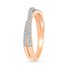 Intersecting Woven Diamond Ring