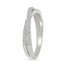 Intersecting Woven Diamond Ring