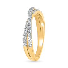 Intersecting Woven Diamond Ring
