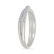 Intersecting Woven Diamond Ring