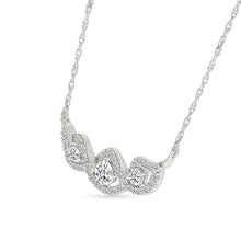 Triple Interwoven Infinity Necklace