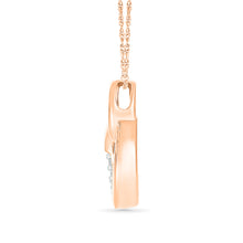 Diamond Interlocking Circle Pendant