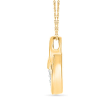 Diamond Interlocking Circle Pendant