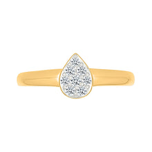 Prolate Gold & Diamond Ring