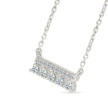 Dangle Diamond Bar Necklace