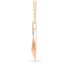 Interlocking Teardrop Diamond Pendant
