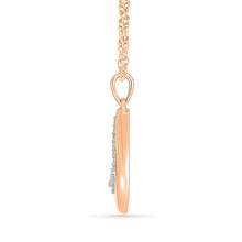 Dancing Teardrop Diamond Pendant
