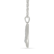 Dancing Teardrop Diamond Pendant