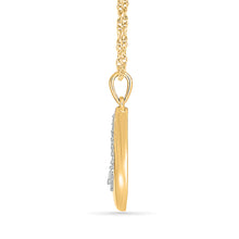 Dancing Teardrop Diamond Pendant