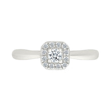 Octagonal Cluster Diamond Ring