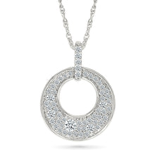 Diamond Circular Pendant