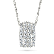 Diamond Cylinder Pendant