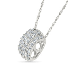 Diamond Cylinder Pendant