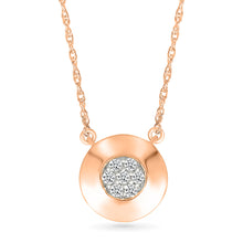 Glittering Disc Necklace