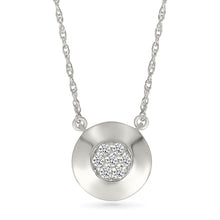 Glittering Disc Necklace