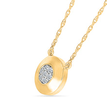 Glittering Disc Necklace