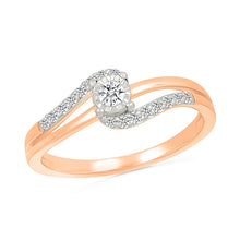 Classic Swirl Diamond Ring