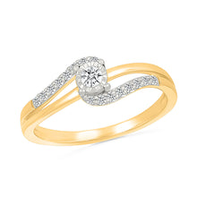 Classic Swirl Diamond Ring