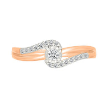 Classic Swirl Diamond Ring