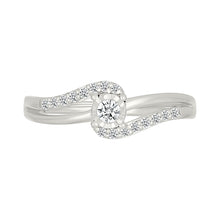 Classic Swirl Diamond Ring