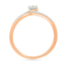 Classic Swirl Diamond Ring