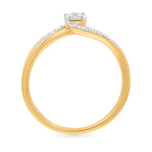 Classic Swirl Diamond Ring