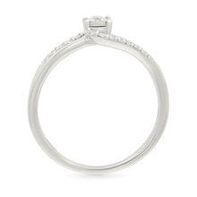 Classic Swirl Diamond Ring