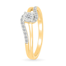 Classic Swirl Diamond Ring