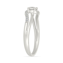Classic Swirl Diamond Ring