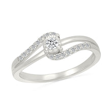 Classic Swirl Diamond Ring