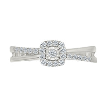 Double Crossover Diamond Ring