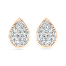 Radiant Gold & Diamond Studs