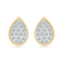 Radiant Gold & Diamond Studs