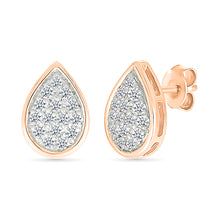 Radiant Gold & Diamond Studs