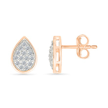 Radiant Gold & Diamond Studs