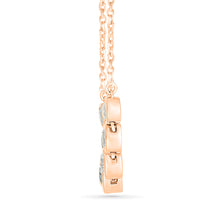 Gleaming Diamond Cluster Necklace