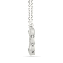 Gleaming Diamond Cluster Necklace