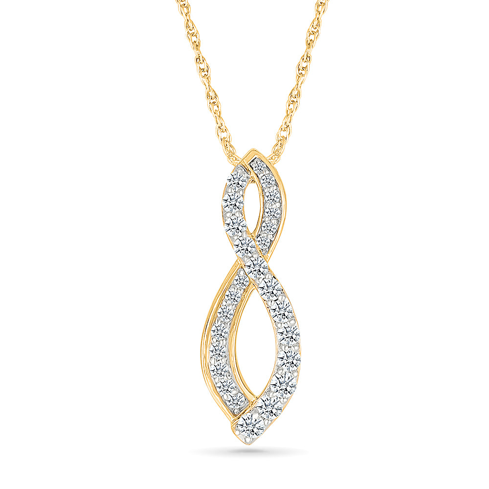Decency Gold & Diamond Pendant