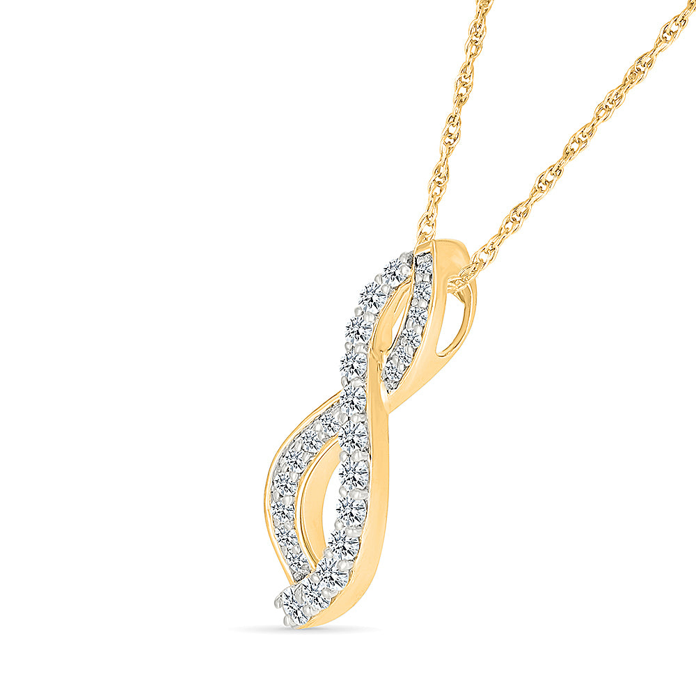Decency Gold & Diamond Pendant