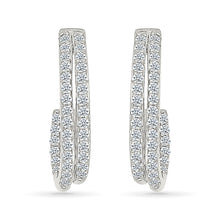 Ethereal Sparkle Hoops Earrings