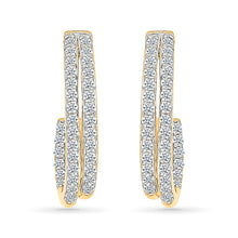 Ethereal Sparkle Hoops Earrings
