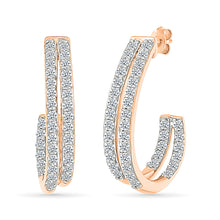 Ethereal Sparkle Hoops Earrings