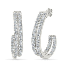Ethereal Sparkle Hoops Earrings
