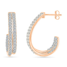 Ethereal Sparkle Hoops Earrings