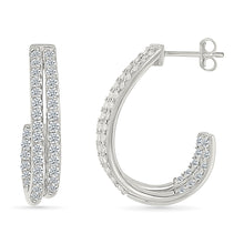 Ethereal Sparkle Hoops Earrings