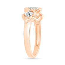 Tri Diamond Golden Ring